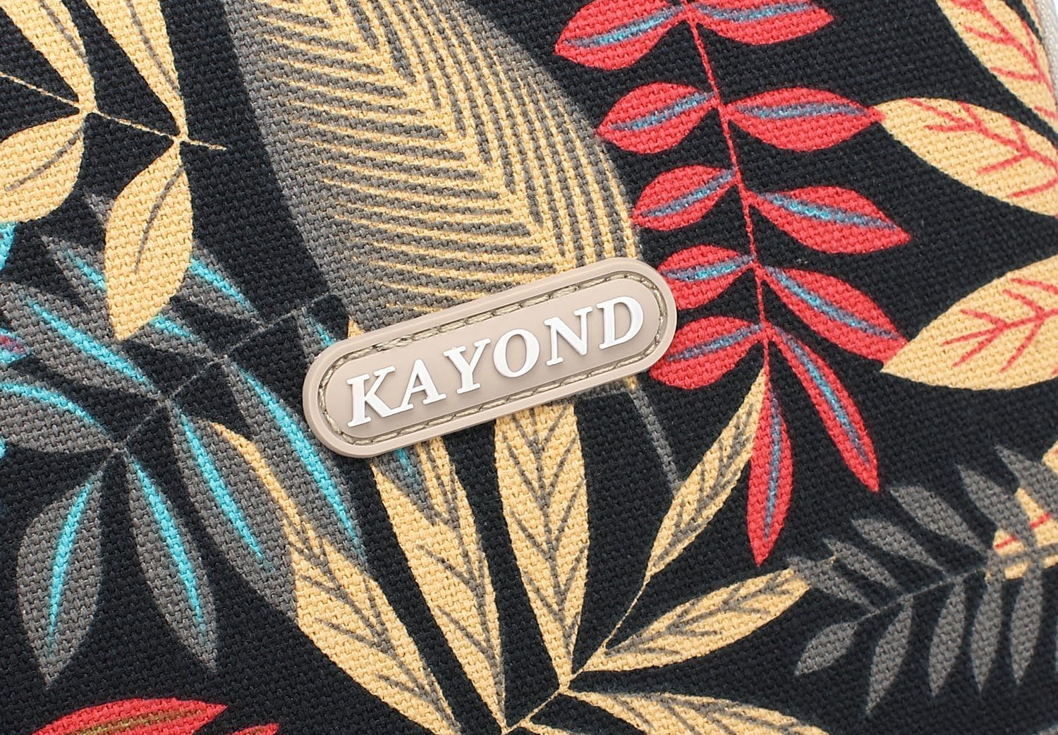 KAYOND Canvas Water-Resistant for 15-15.6 Inch Laptop Sleeve Case Bag (15-15.6 Inches, Forest Series Black) - Image 9