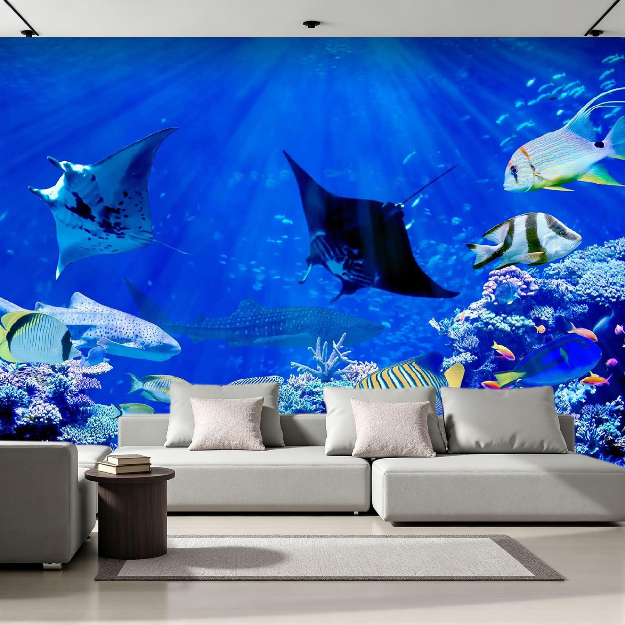 Poster Tableaux Muraux La Mer Les Poissons Tapisserie Photo