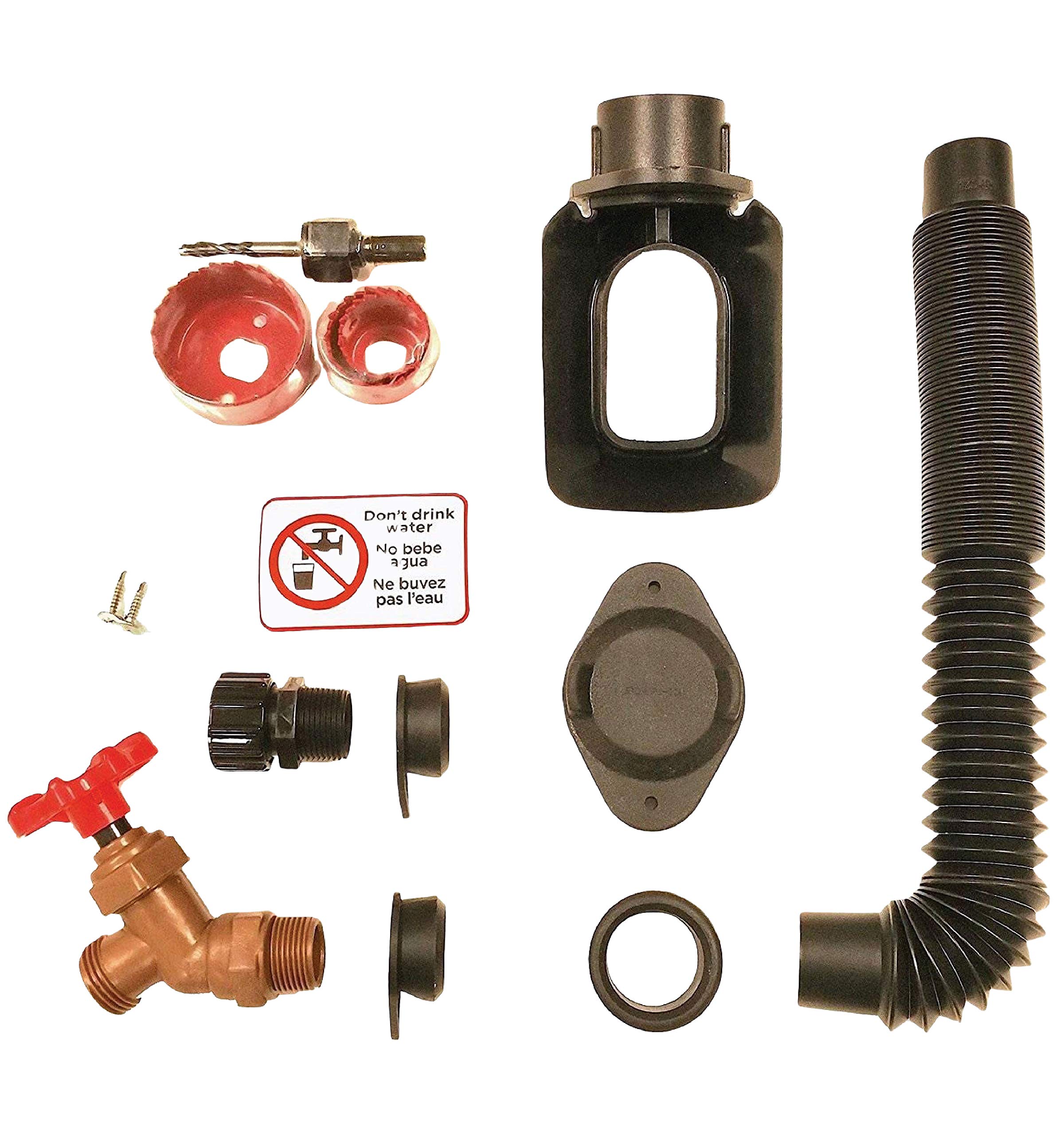 Buy EarthMinded Rain Barrel Diverter Kit Rain Diverter for 3 x 4 Inch