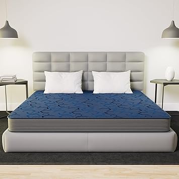 Livpure Smart Elements Reversible HR Foam Mattress | Premium Certified Fabric | Double 78x48x4 Inches