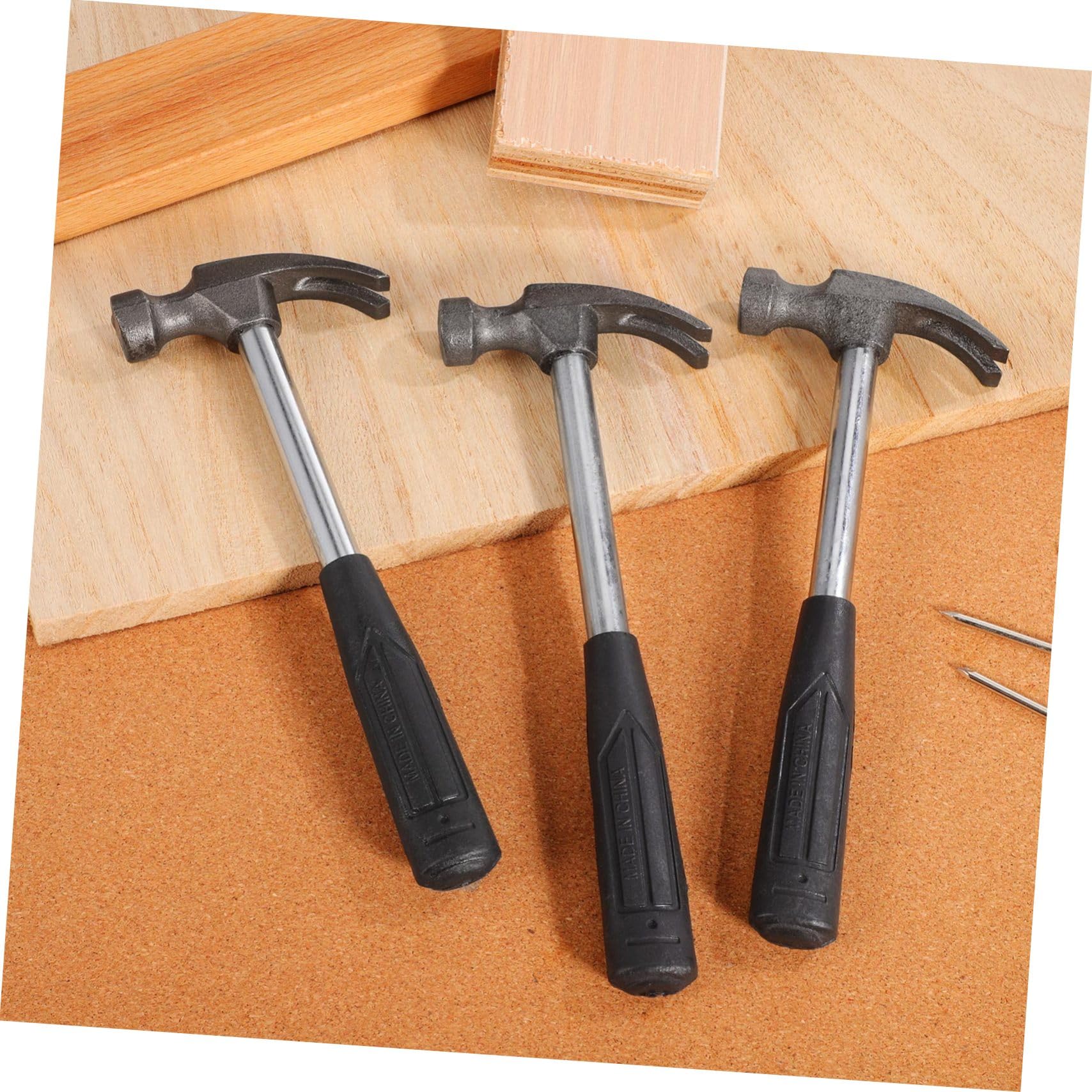 Toddmomy Martillo De Garra Metálico Mini 5 Piezas Para Reparación Familiar, Herramienta De Instalación Mango Antideslizante, Uso Doméstico y Bricolaje, Resistente y Práctico