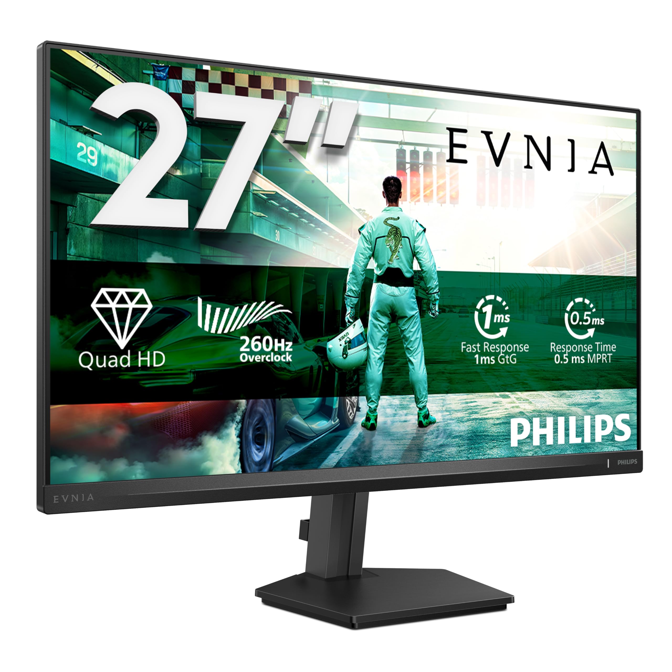 Philips Evnia 24M2N3200NF - 24 inch Full HD gaming monitor, 144 Hz, 4 ms, FreeSync, G-Sync comp. (1920x1080, HDMI 2.0, DisplayPort 1.4) black — view 9
