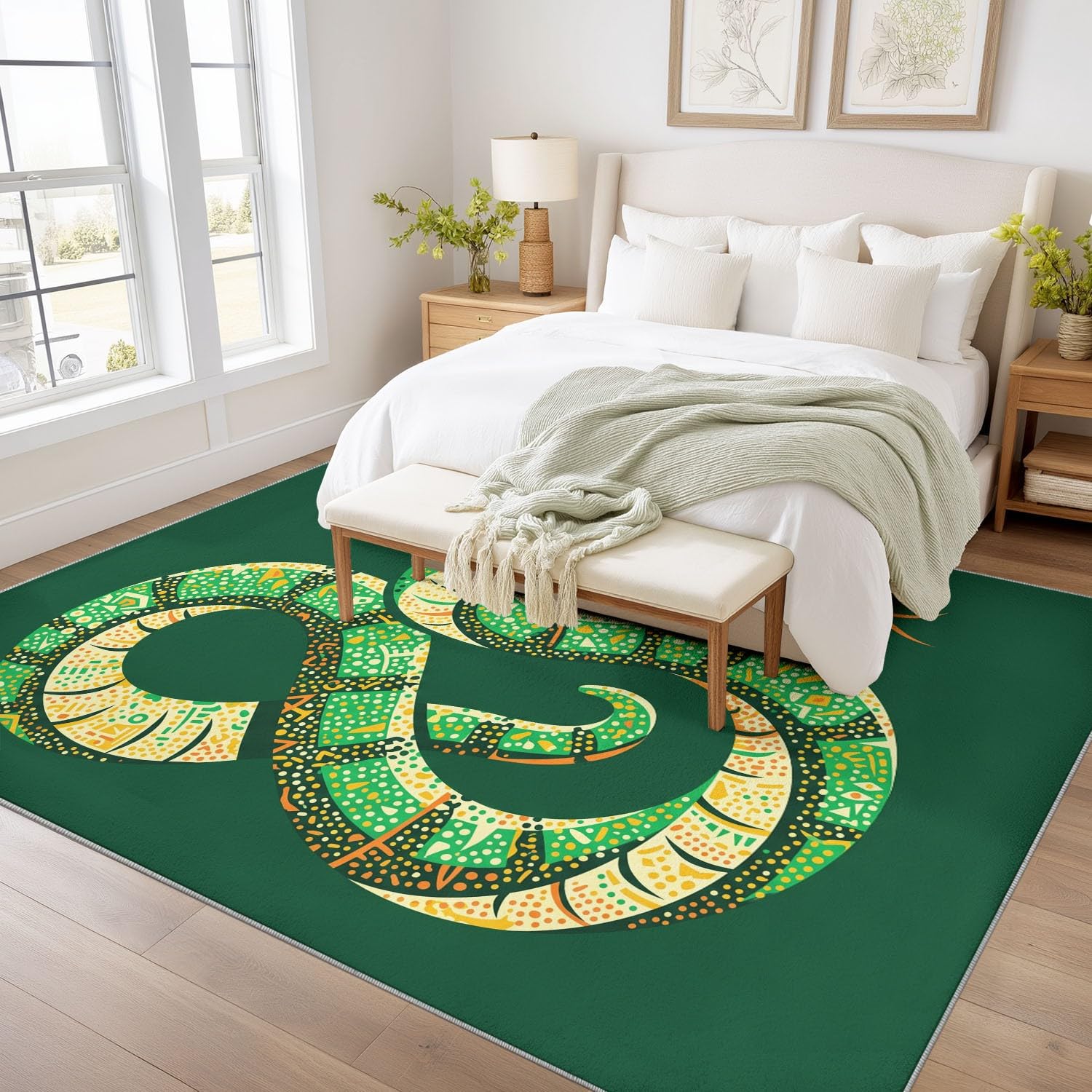 Générique Tapis De Zone, Moderne Tendance Imprimé Tapis Antidérapant