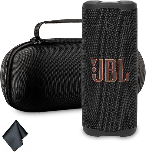 JBL Grip Altavoz Bluetooth portátil negro (JBLGRIPBK) - IP68 impermeable y resistente al polvo  Bluetooth 5.4  Impulso de sonido AI  Batería de 14