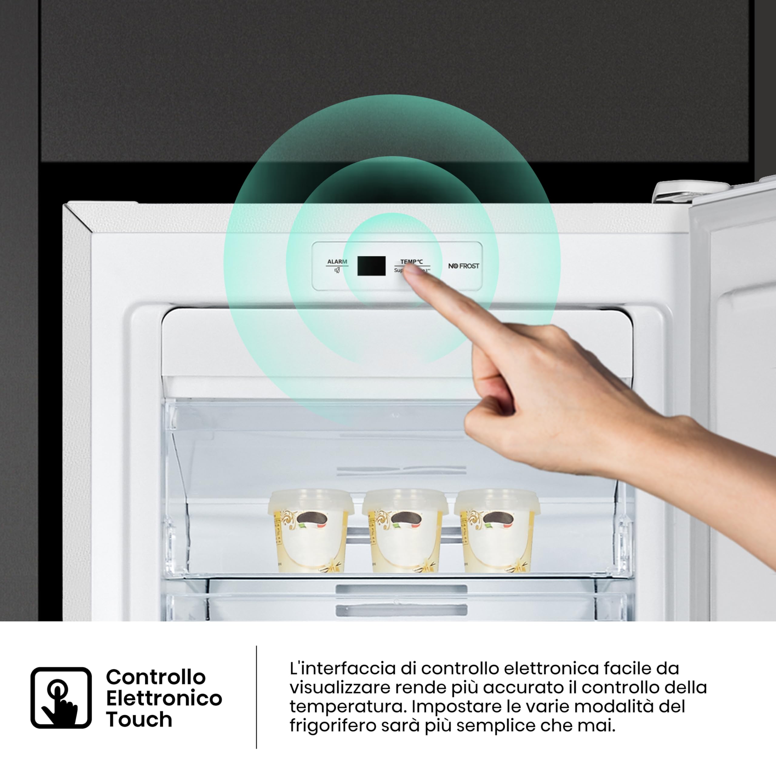 Hisense FV245N4AW2 Freezer Verticale, Total No Frost, 194 L, Bianco, Porte reversibili