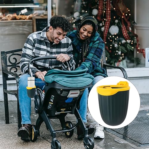 Miniatura 7 de Adjustable Cart Bottle Holder Stroller Cup Rack Trolley Accessory Secure Drink Holder for Park Walks and Bicycle Trips Simple Clip Installation in