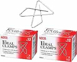 Amazon.com : ACCO Ideal Paper Clamp (Butterfly Clamp