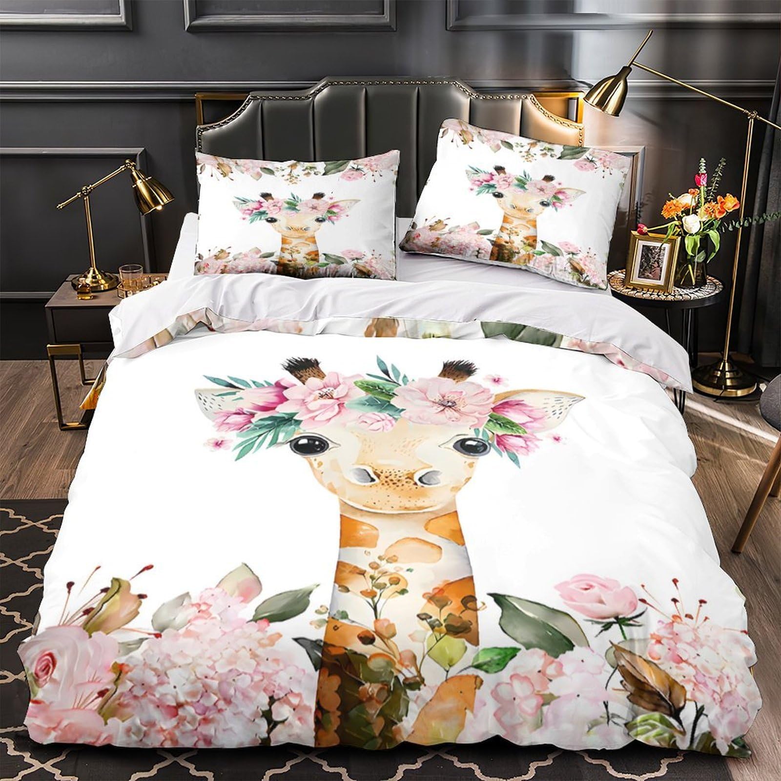 Housse de couette respirante et hypoallergénique 135x200cm pour un sommeil sain