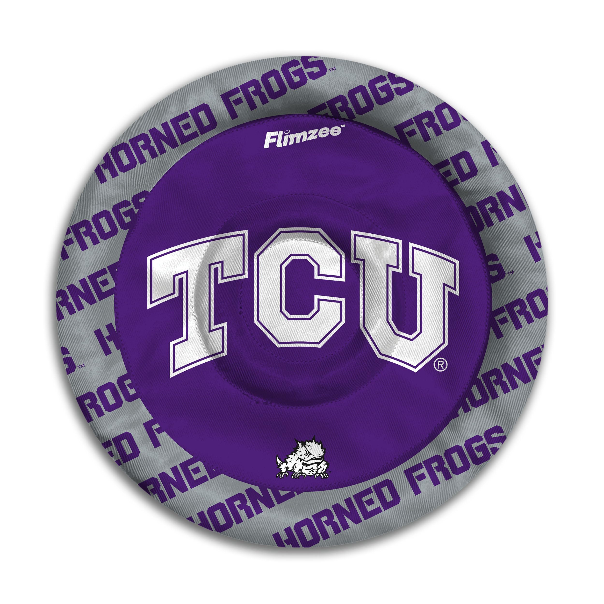 YouTheFan NCAA TCU Horned Frogs Flimzee Bean Bag Flying Disc