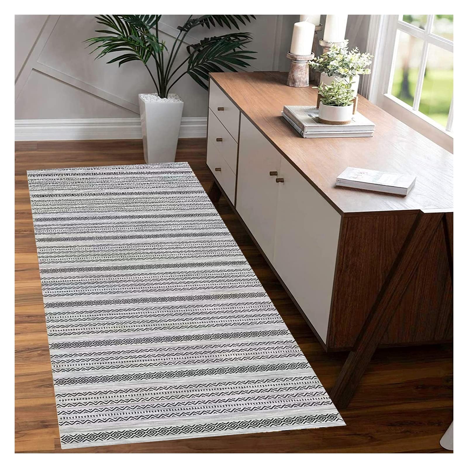 Dywan do przedpokoju, maty wejściowe, antypoślizgowe, gumowe, Backicuttable do kuchni, hotelu, salonu, dekoracji, Easy/a/140 x 100 cm/wł./80 x 200 cm