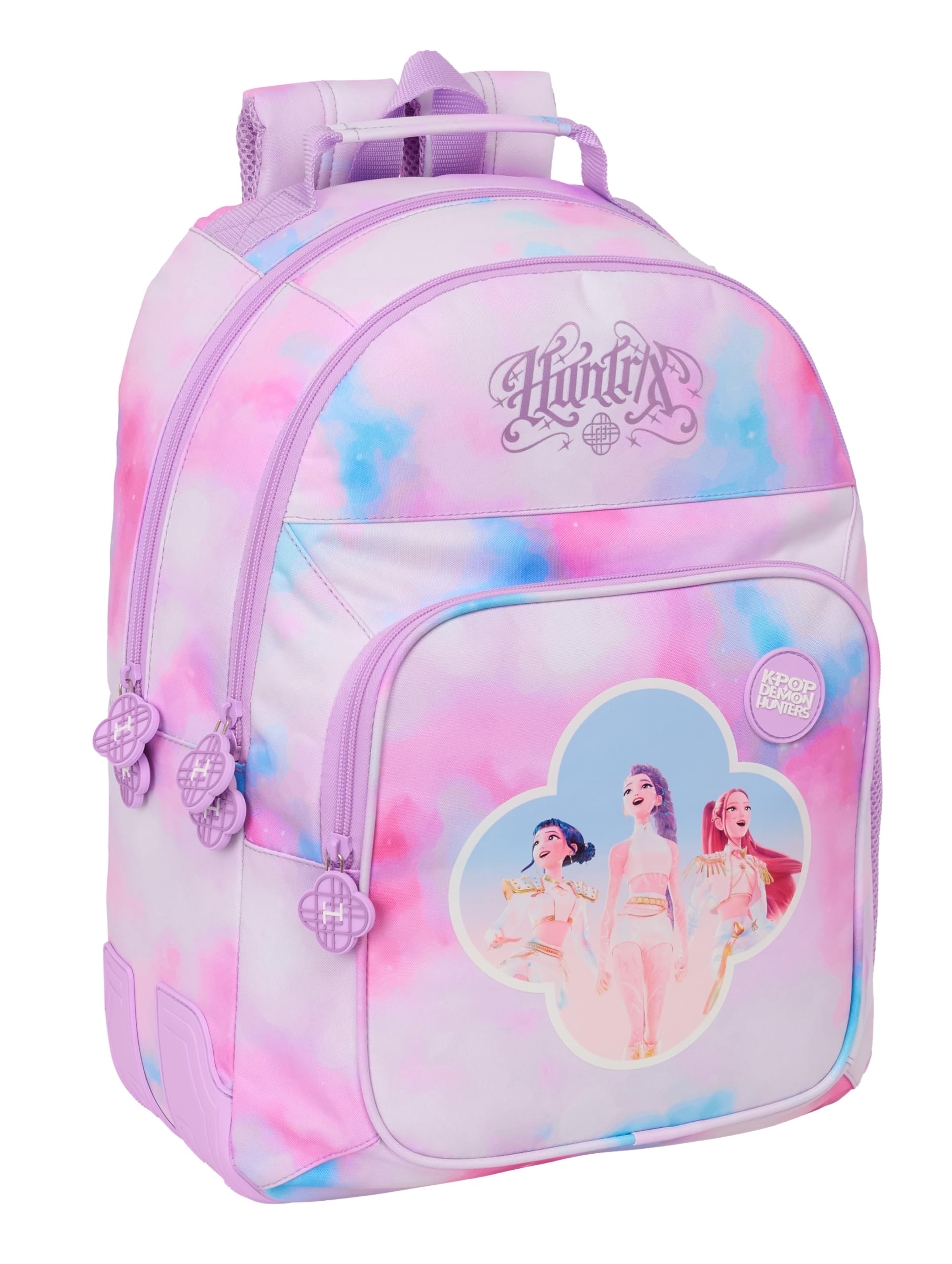 K-Pop Demon Hunters - Schulrucksack für Kinder, ideal für Kinder verschiedener Altersgruppen, bequem und vielseitig, Widerstandsfähigkeit, 32 x 15 x 42 cm