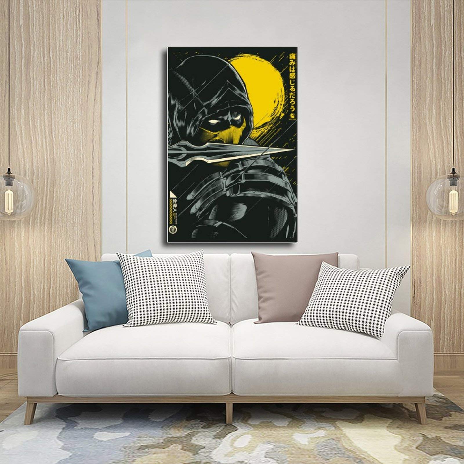 LNJNBOTK Mortal Kombat Jade Poster Peinture décorative sur toile Art mural pour salon, chambre à coucher, 20 x 30 cm