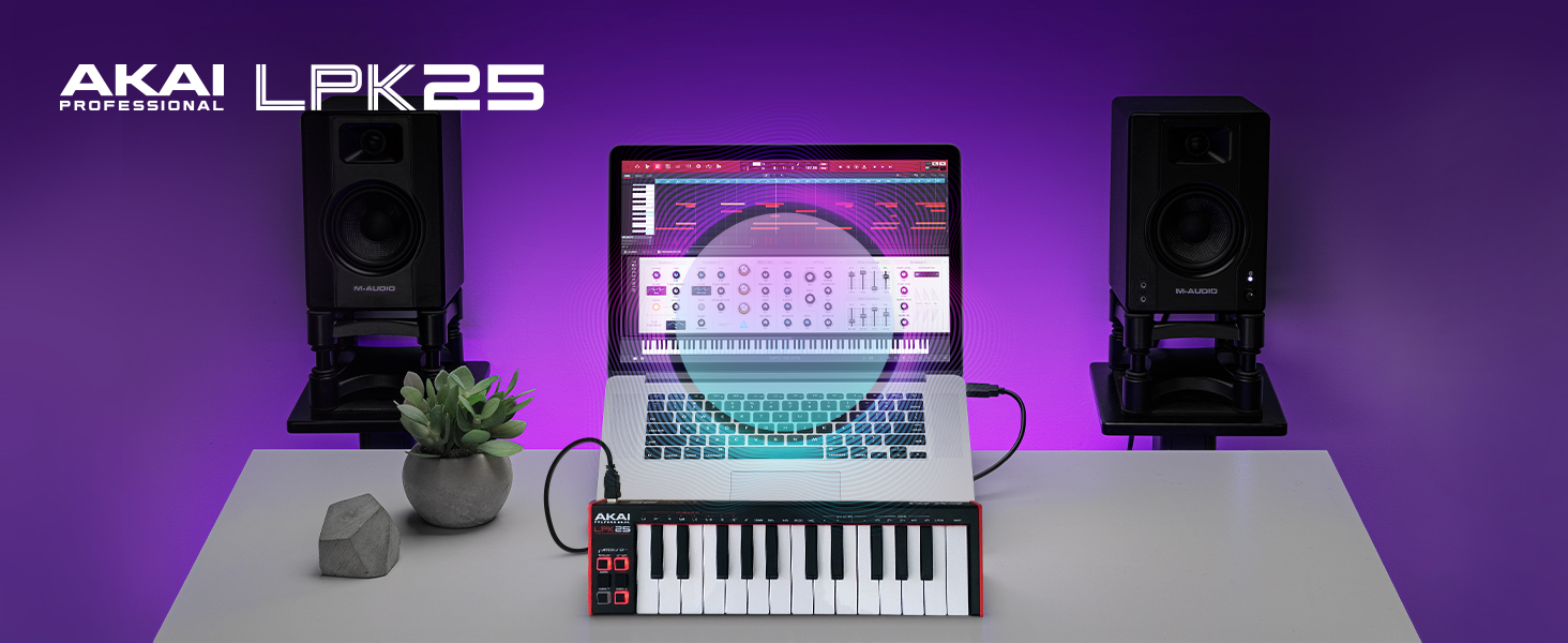 Amazon.com: Akai Professional LPK25 - USB MIDI Keyboard Controller