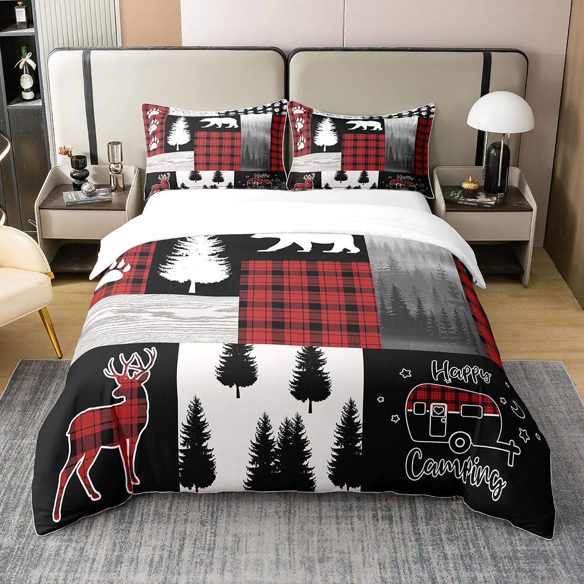 Housse de couette 200x200 coton ultra doux contre le froid hivernal