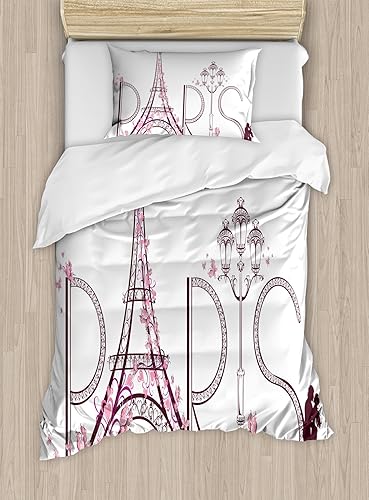 Miniatura 124 de Ambesonne - Funda de edredón multicolor disponible en tres tamaños y en diferentes colores, Tela, Beige, King