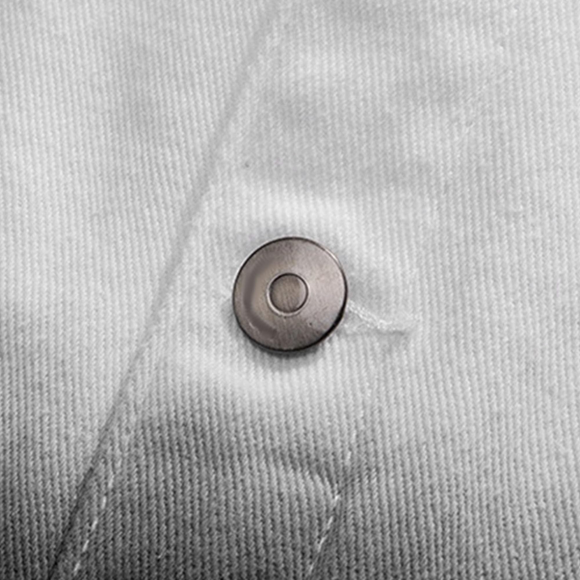 Giacca da uomo in denim sfumato con risvolto e tasca con bottoni | Elegante cappotto di jeans a maniche lunghe, giacca di jeans unica a blocchi di colore, risvolto classico