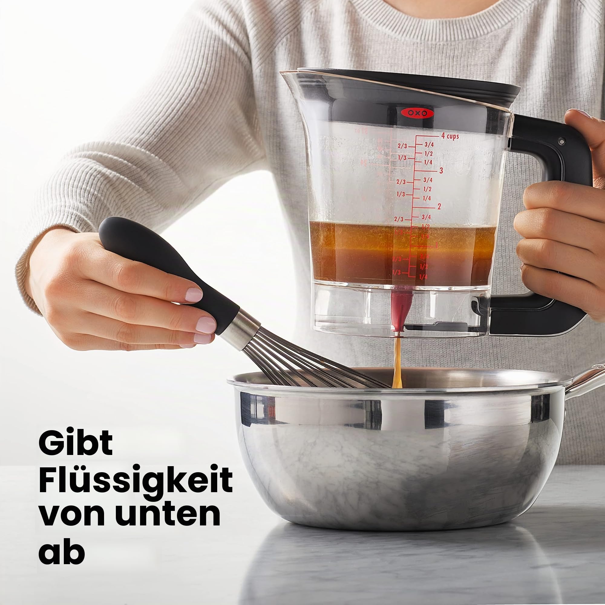 OXO Good Grips Fett-Trennkanne Für Bratensaft 1L
