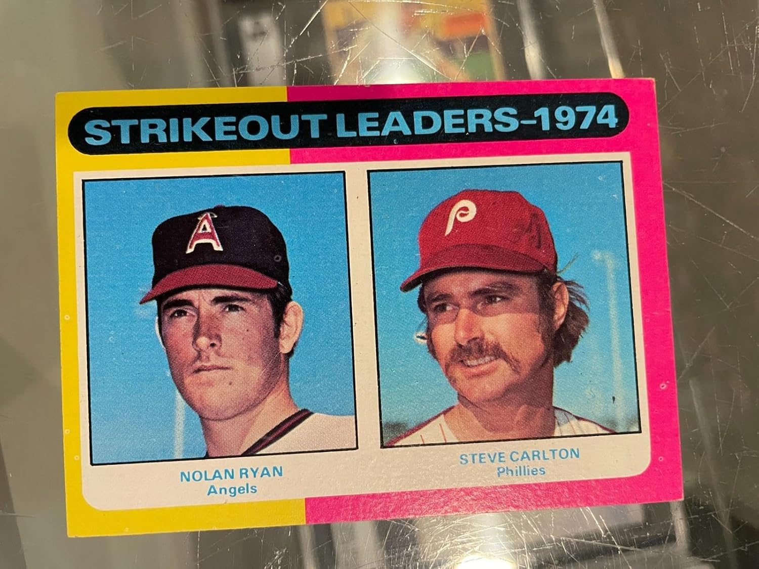 1972 Topps #312 Strikeout Leaders Nolan Ryan Steve Carlton Baseball Card Nm - Slabbed Baseball Cards