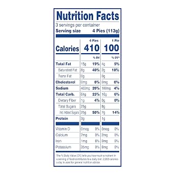 HOSTESS Snack Size Apple Fruit Pies, 12 count, 12 oz (Pack of 6)