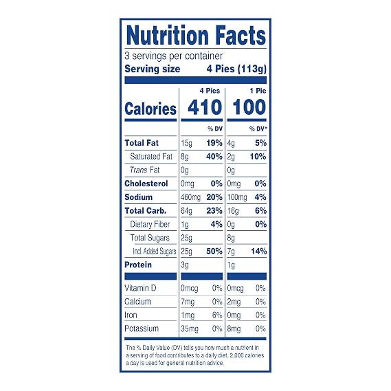 HOSTESS Snack Size Apple Fruit Pies, 12 count, 12 oz (Pack of 6)