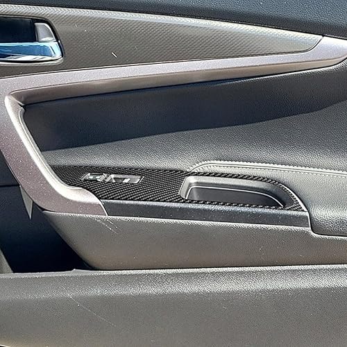 Miniatura 5 de NVCNX Real Premium - Cubierta de fibra de carbono para consola central de puerta de automóvil, compatible con Honda 9 generación Accord 2013 2014