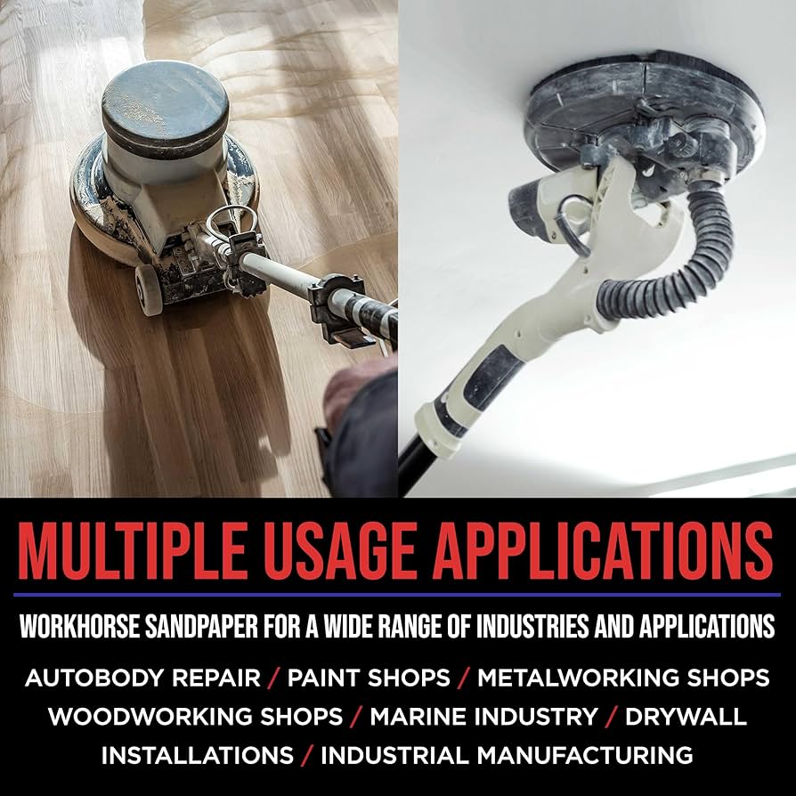 Premium 9" Red 180 Grit PSA Sanding Discs Box Of 20 - Self Adhesive Stickybac