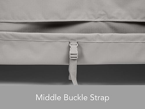 Miniatura 6 de Covermates Funda para parrilla, poliéster resistente, resistente a la intemperie, dobladillo con cordón, parrilla y calefacción-Ripstop gris