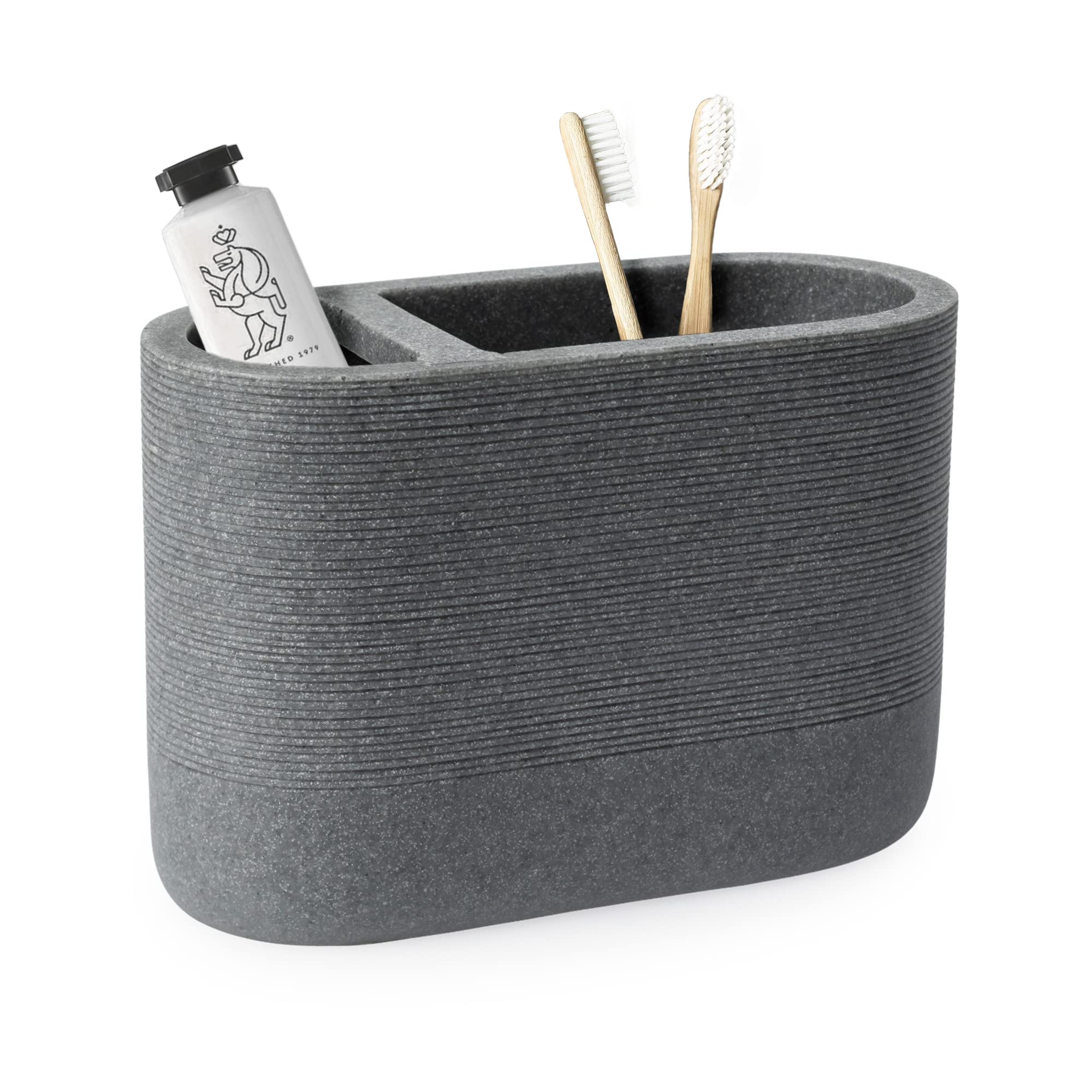 Blue Canyon Amara Toothbrush Tidy, Polyresin Toothbrush Holder, Bathroom Storage Organizer, Electric Toothbrush Holder, Toothbrush Caddy, Bathroom Countertop Storage, Toothpaste Holders