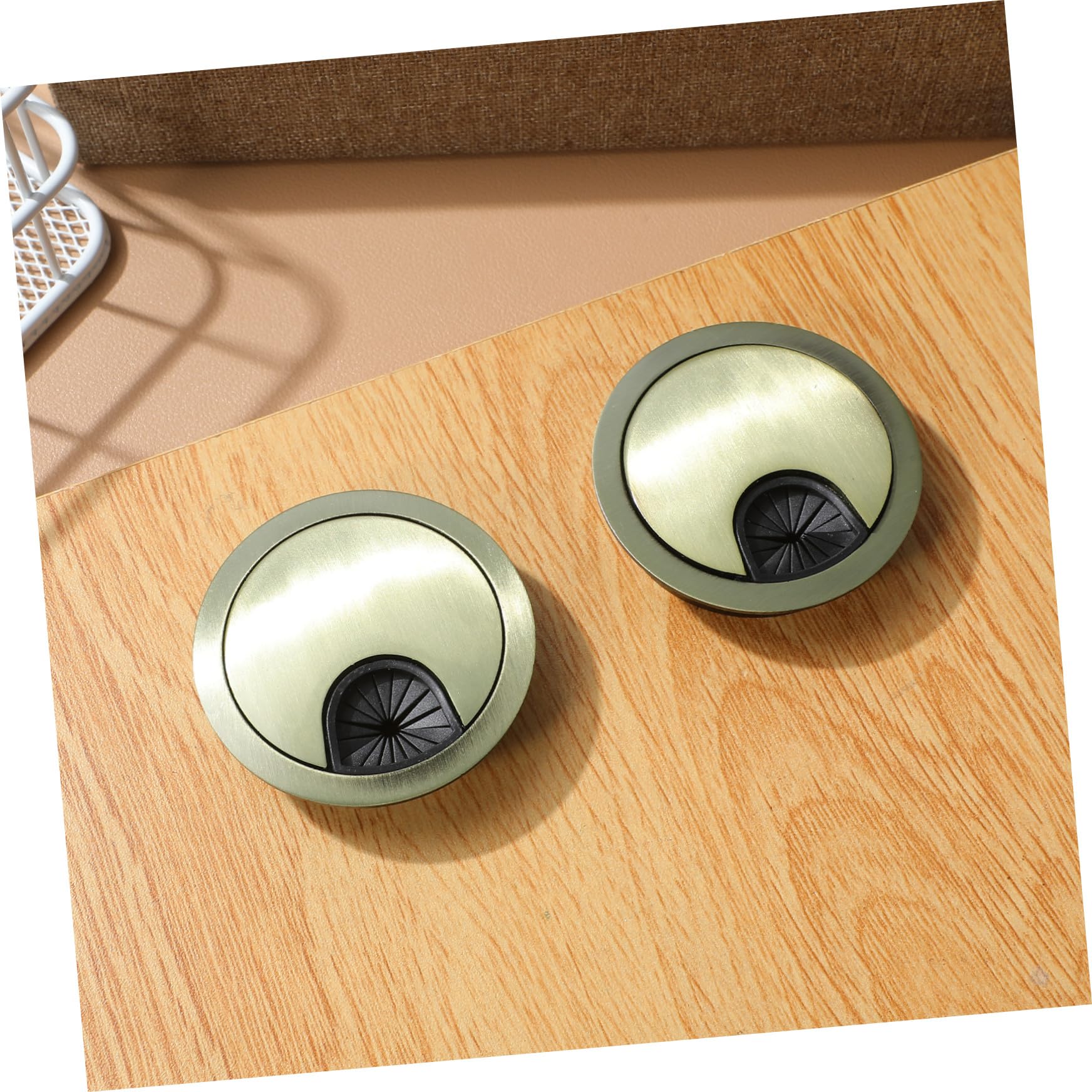 OSALADI 10stücke Runde Kabeldurchführungen Für Saubere Desktop-kabelorganisation Elegantes Design Zur Effektiven Versteckung Von Kabeln Einfache Installation Für Jeden Arbeitsplatz
