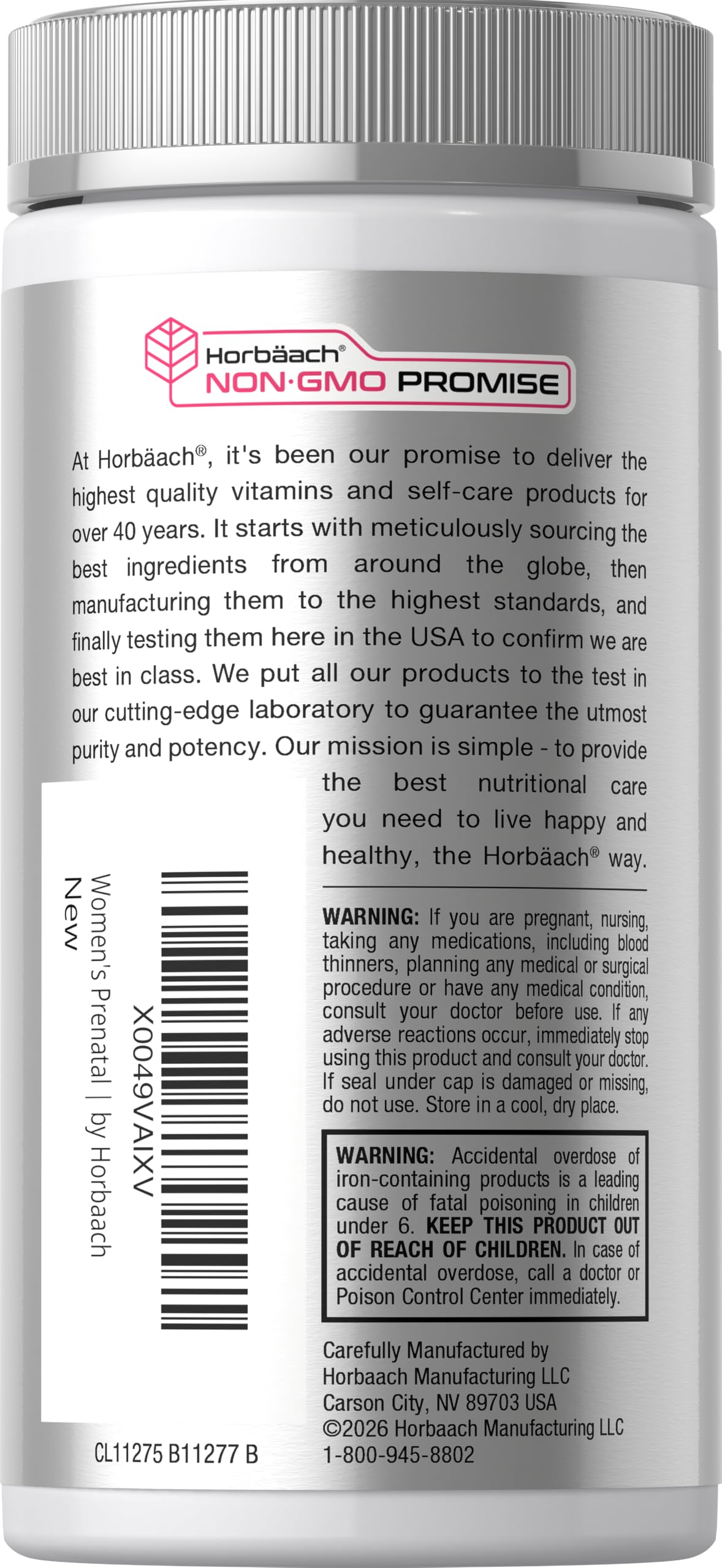 Horbäach Women's Prenatal Multivitamin with DHA | 70 Softgels — Amazon image 3