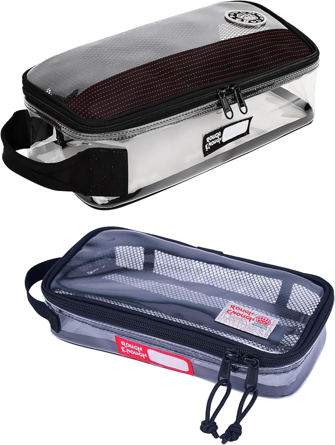 Rough Enough Clear Toiletry Bag Travel Toiletries bags Bundle