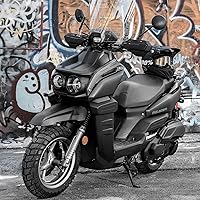 Vista 6 de Mokuo Fundas para empuñaduras de motocicleta para Yamaha Zuma 125 2022