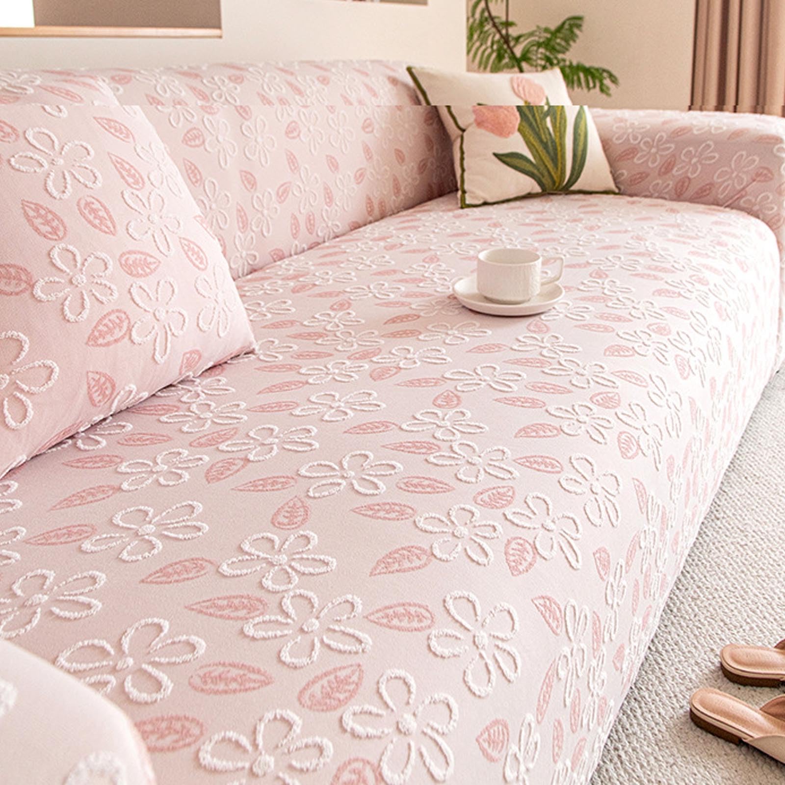 Housse de canapé en velours jacquard premium pour protéger votre mobilier