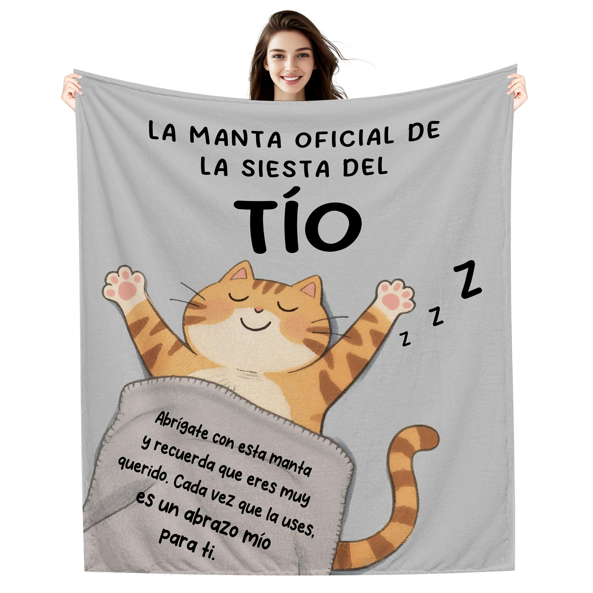 Amorea La Manta Oficial de la Siesta del Abuelo Manta para el Abuelo de Parte de su Nieta y su Nieto Cumpleaños Día del Padre Recuerdo — view 12