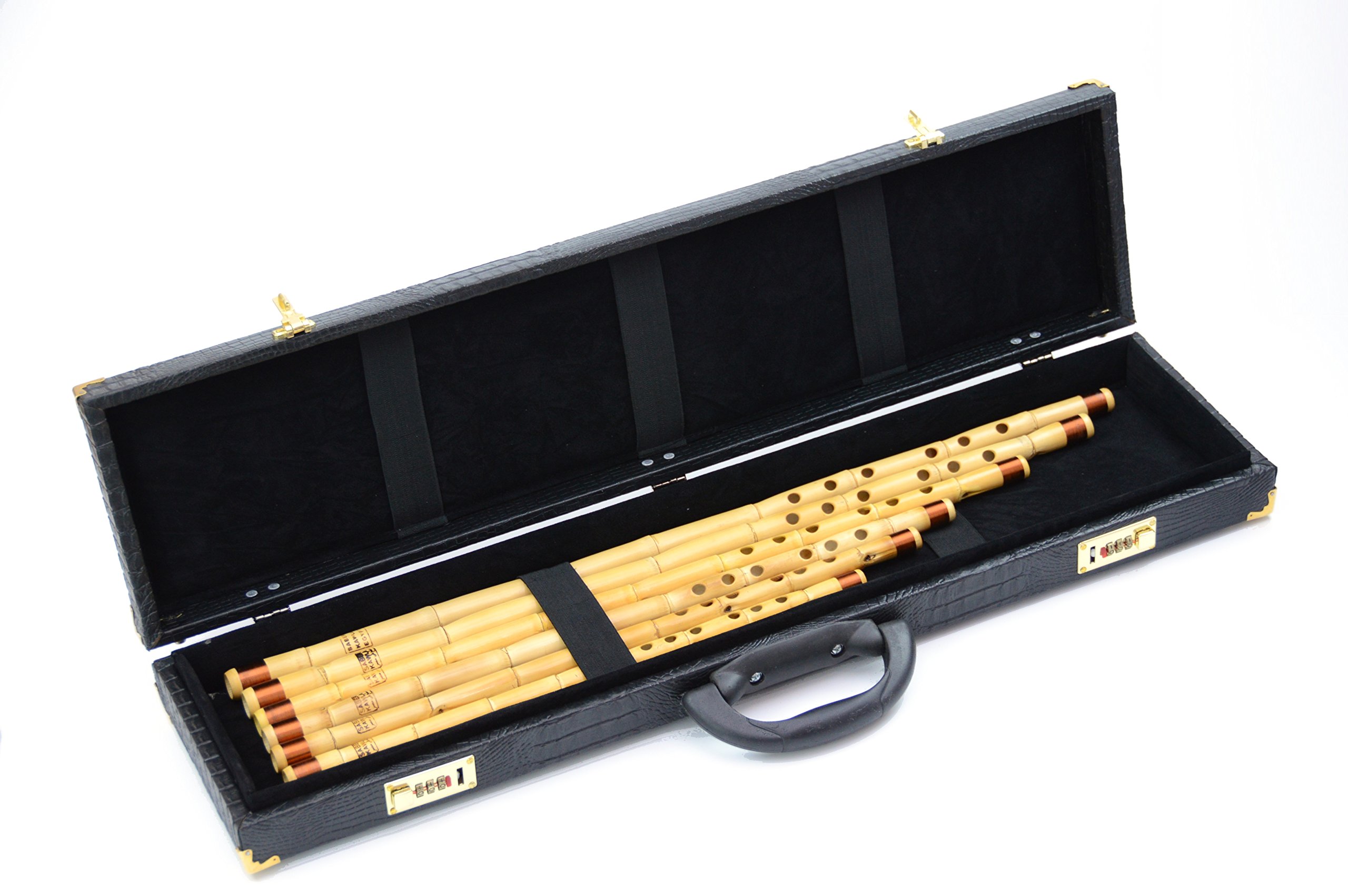 KAWALA Lot de 7 flûtes à vent en bois 440 Hz