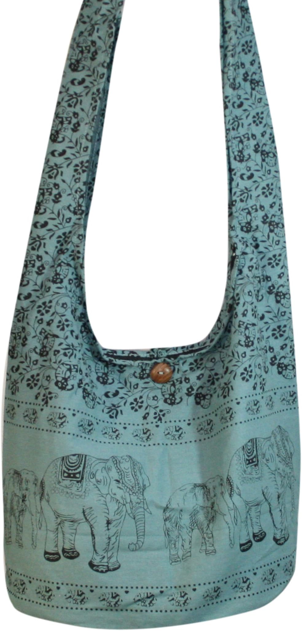 Young Plant Elephant Bag Limited Hippie Bag Shoulder Bag Hippie Bag Crossbody Bag Messenger Bag Color (Jade)