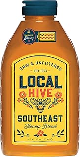 Local Hive, Raw and Unfiltered Honey, 100% U.S. Southeast Blend , 40oz