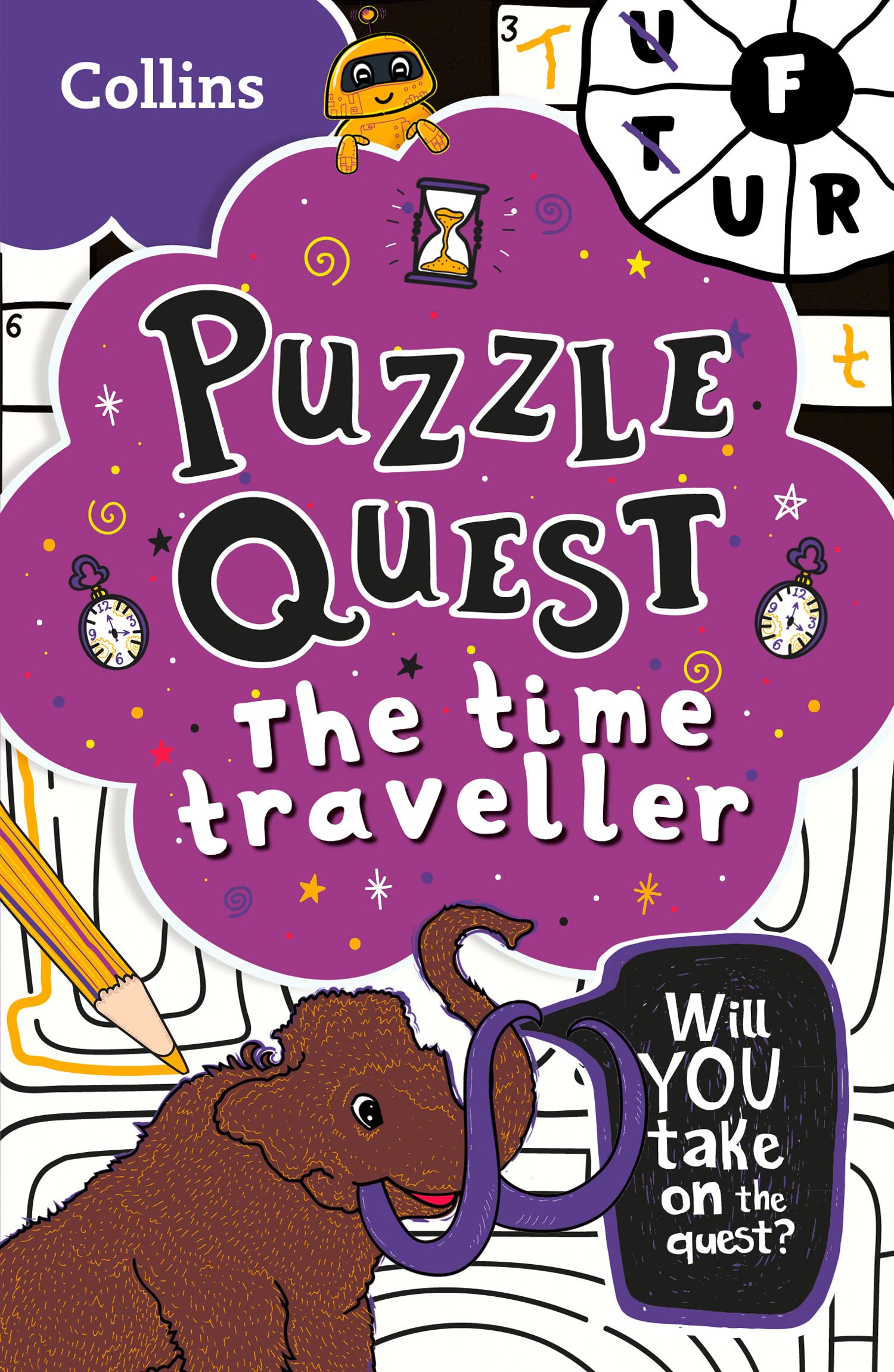 TIME TRAVELLER_PUZZLE QUEST PB by Collins Kids (Paperback Book)