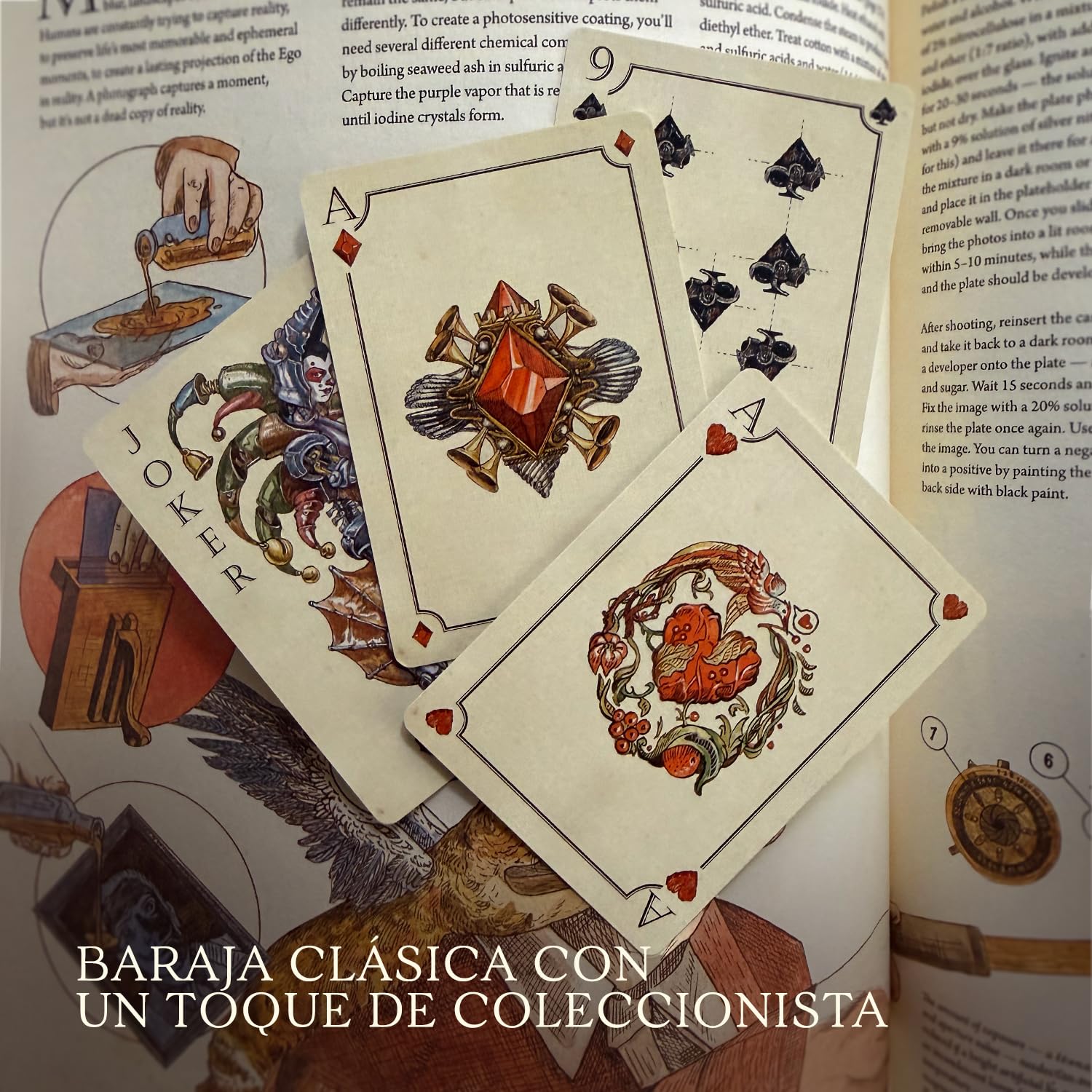 Hungry Minds The Game Baraja de Póker Profesional de 54 Cartas