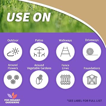 Bonide Captain Jack's Deadweed Brew, 128 oz Ready-to-Use with Power Sprayer | Controls All Types of Weeds and Grasses, For Organic Gardening