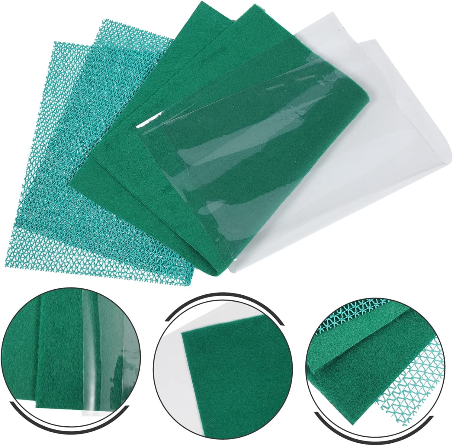 ORFOFE 1 Set Premium Reptile Carpet Bedding for Tortoise Lizard Washable Substrate Mat for Terrarium Soft Cushion for Reptile Habitat for Snakes Geckos and Climbing Pets