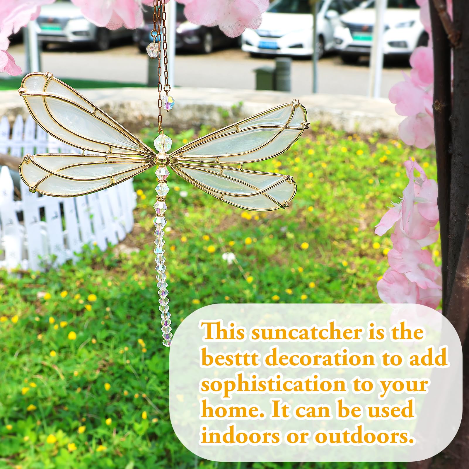 Suncatcher - Décoration De Fenêtre - En Forme De Trapèze De Soleil - En