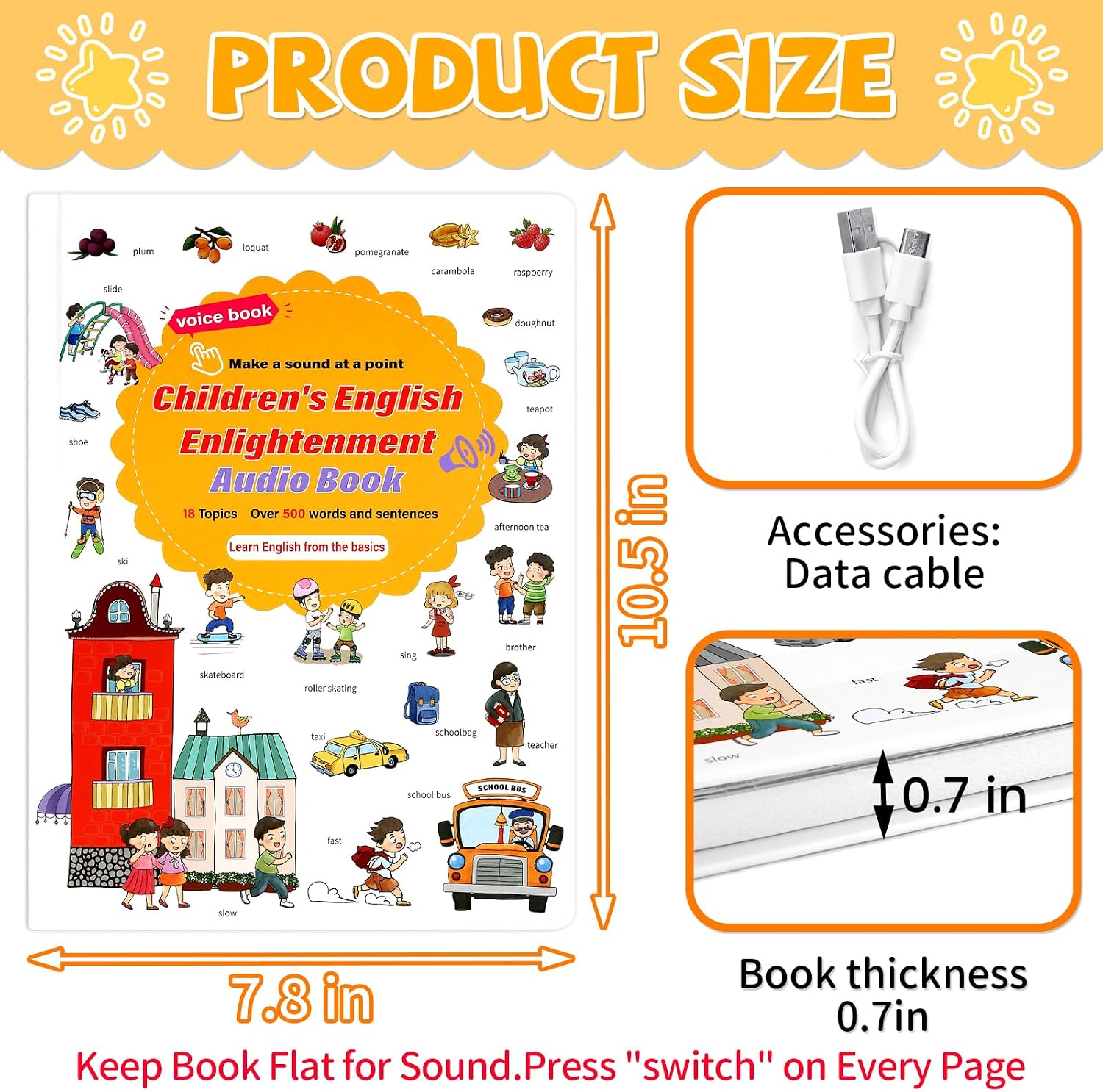 500 Word Interactive English Sound Book