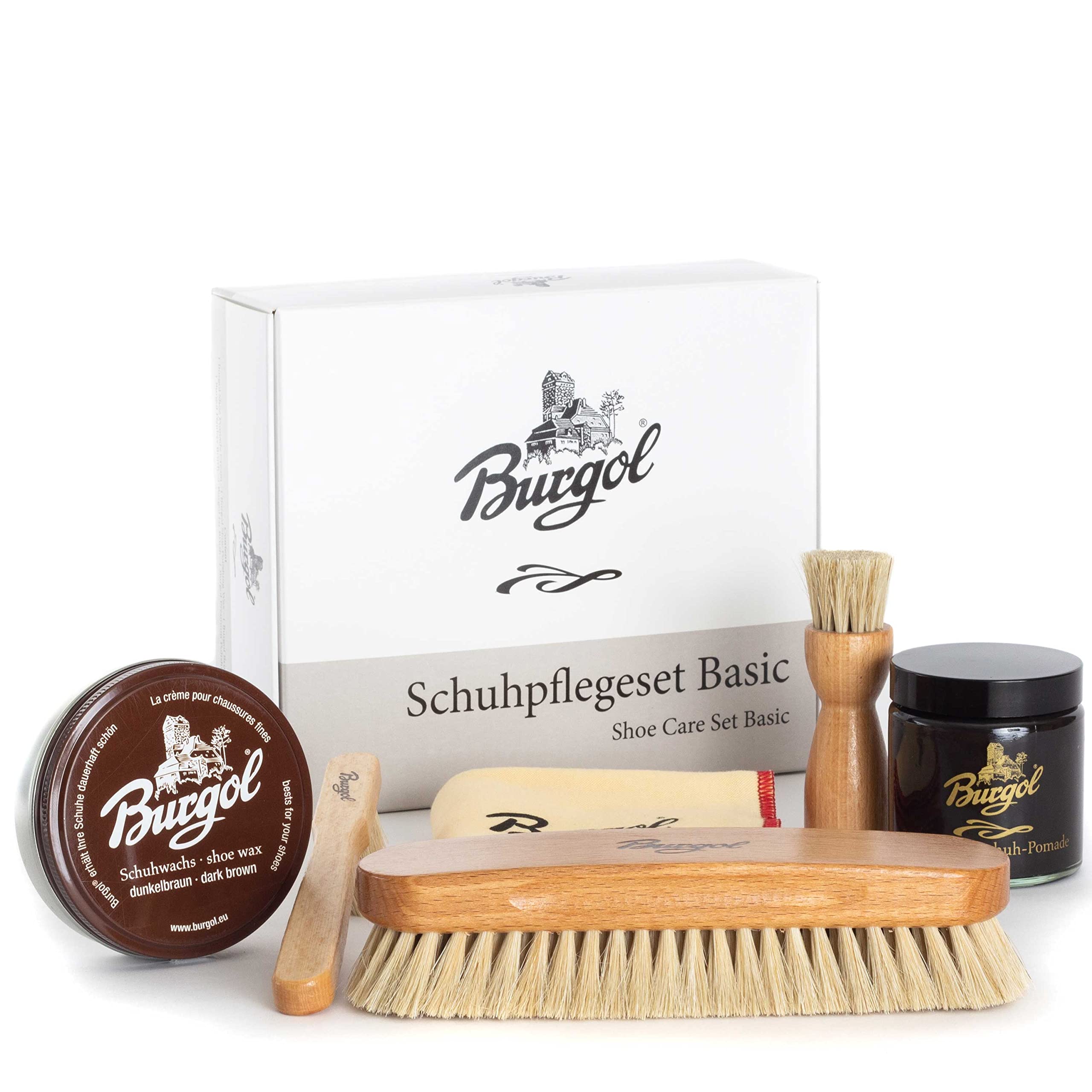 Burgol Schuhpflegeset Basic Schuhpflegeset Basic aus 10 Farben wählbar