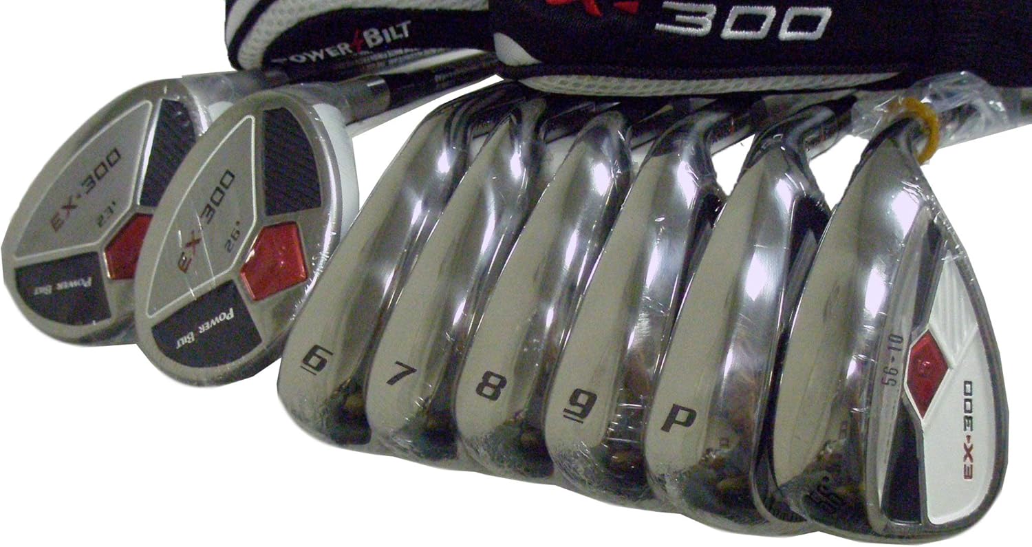 PowerBilt Ex300 Irons Set 4h+5h+6SW (Graphite, Regular