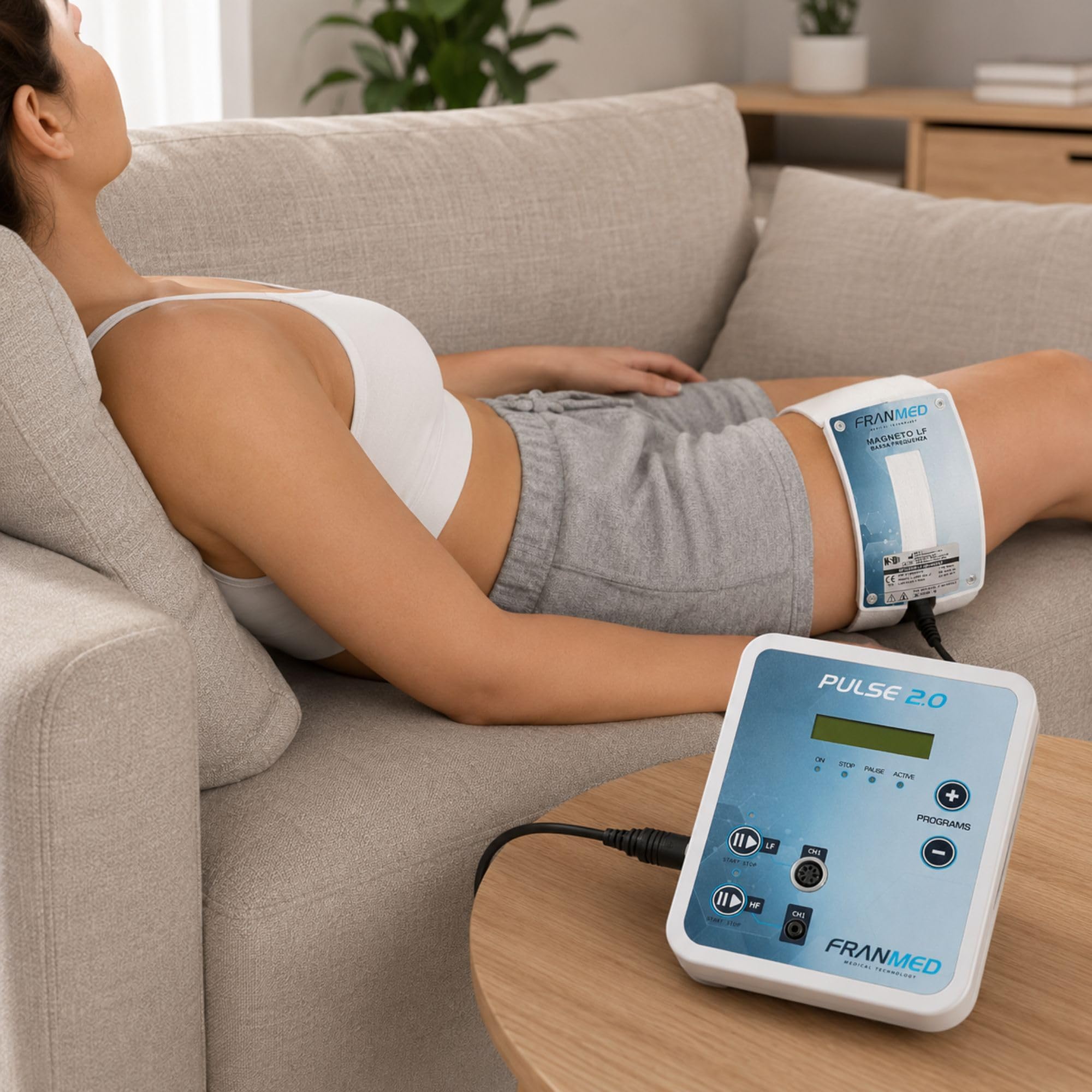 FranMed Pulse 2.0 Dispositivo Medico per Magnetoterapia Domiciliare - Per Terapia Notturna e Diurna - Classe IIa Detraibile