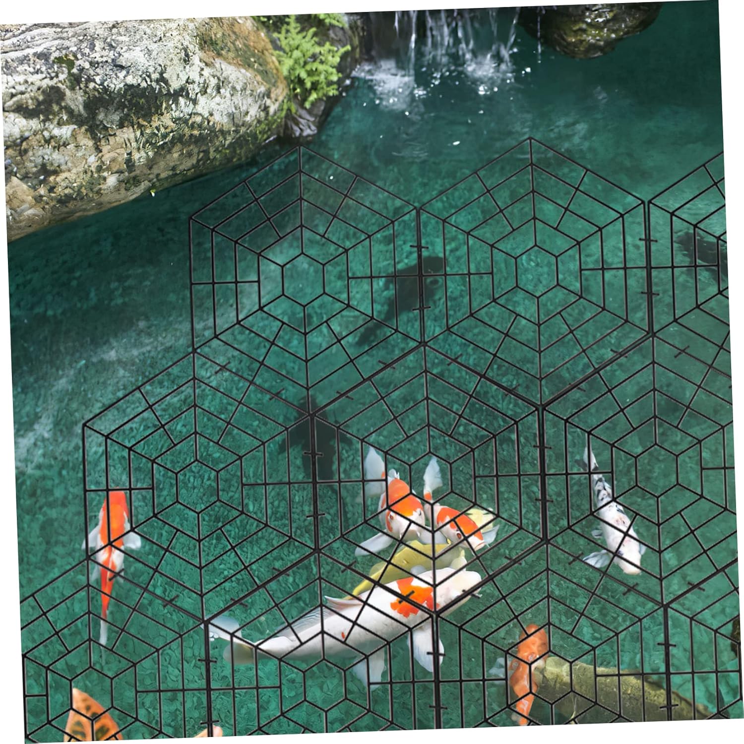 balacoo 30pcs Angle Fish Net Protective Net Plastic Fish Guards Material Birdproof Swimming Pool Tights