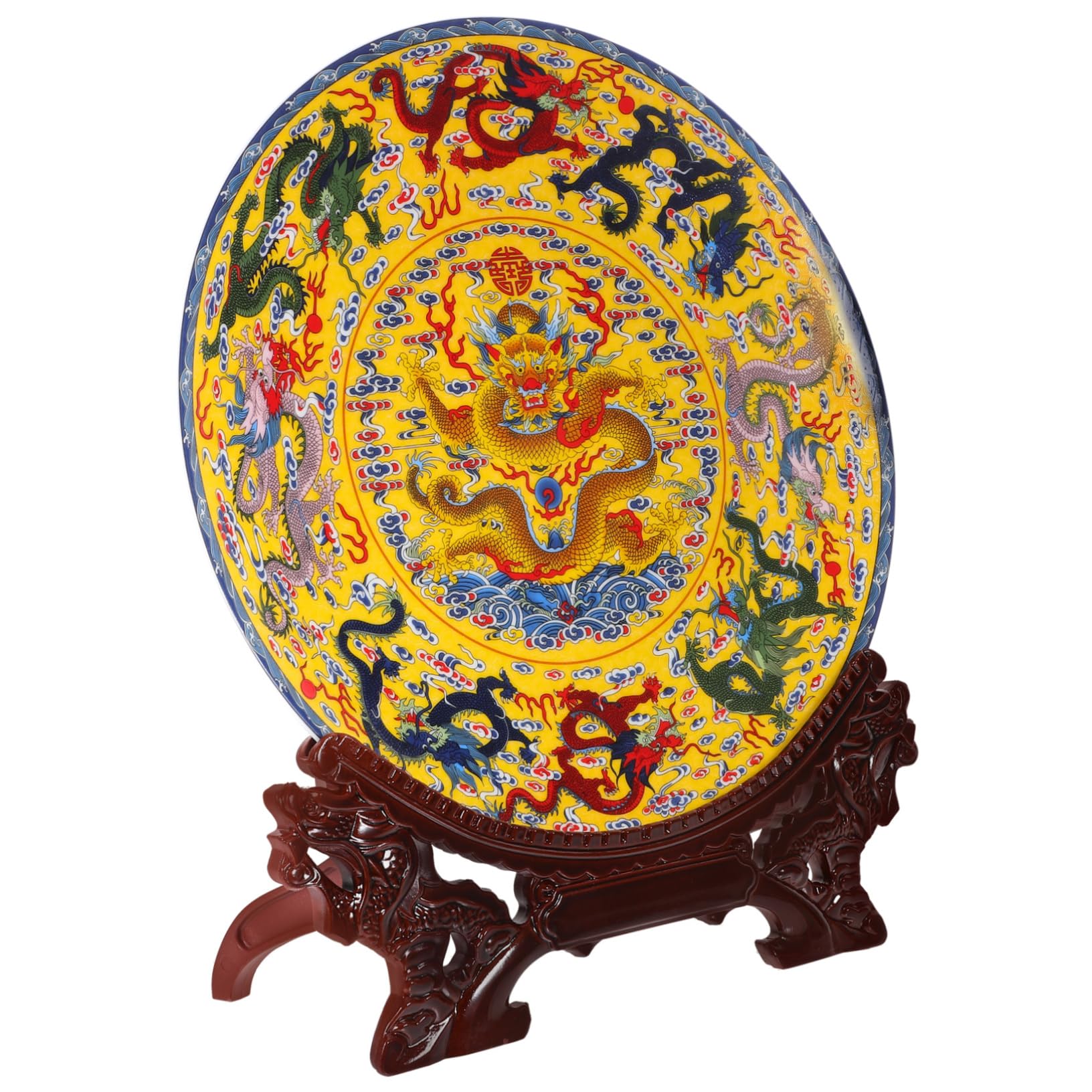 Adorno de mesa de cerámica HOOTNEE para decoración de salón
