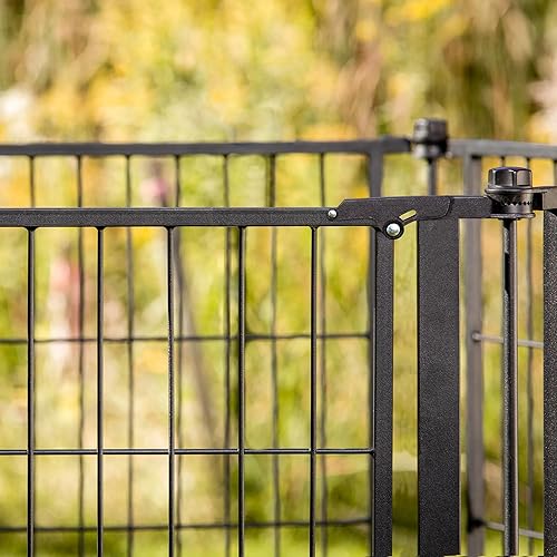 Miniatura 2 de Carlson Pet Products Puerta para mascotas extra alta 3 en 1, resistente a la intemperie para exteriores, 144 pulgadas de ancho, bolígrafo y valla,