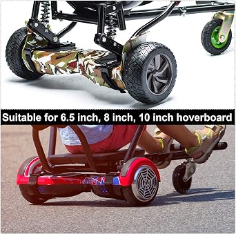 مجموعة من 8 أحزمة تثبيت مقعد Hoverkart قابلة للتعديل من Aodaer ومجموعة تثبيت لدراجات Rickety Balance